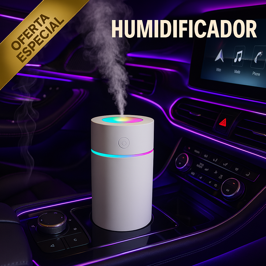 Humidificador Carro Premium LED | Gratis Guia Esencias 🎁