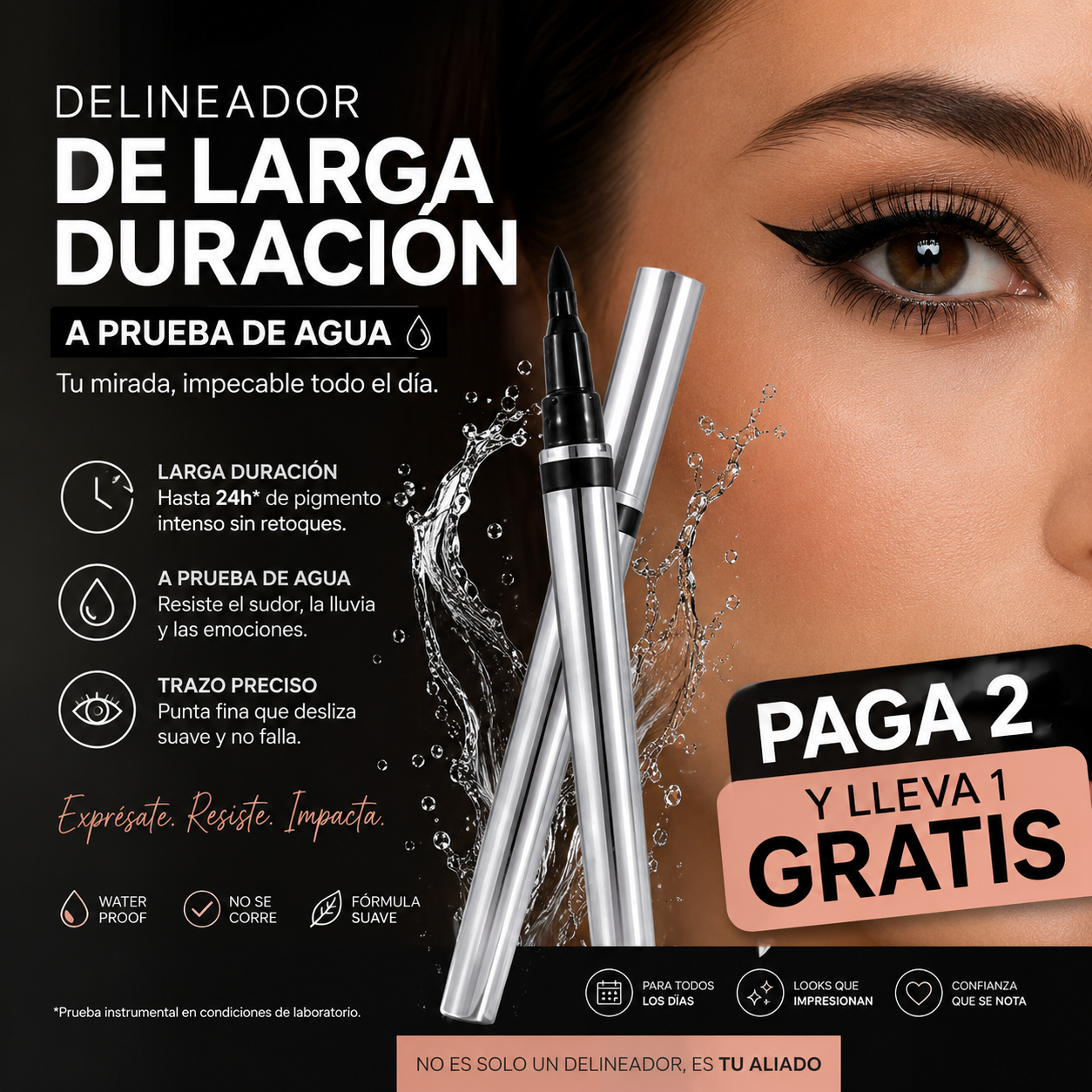Delineador Larga Duracion ( Aprueba de Agua)