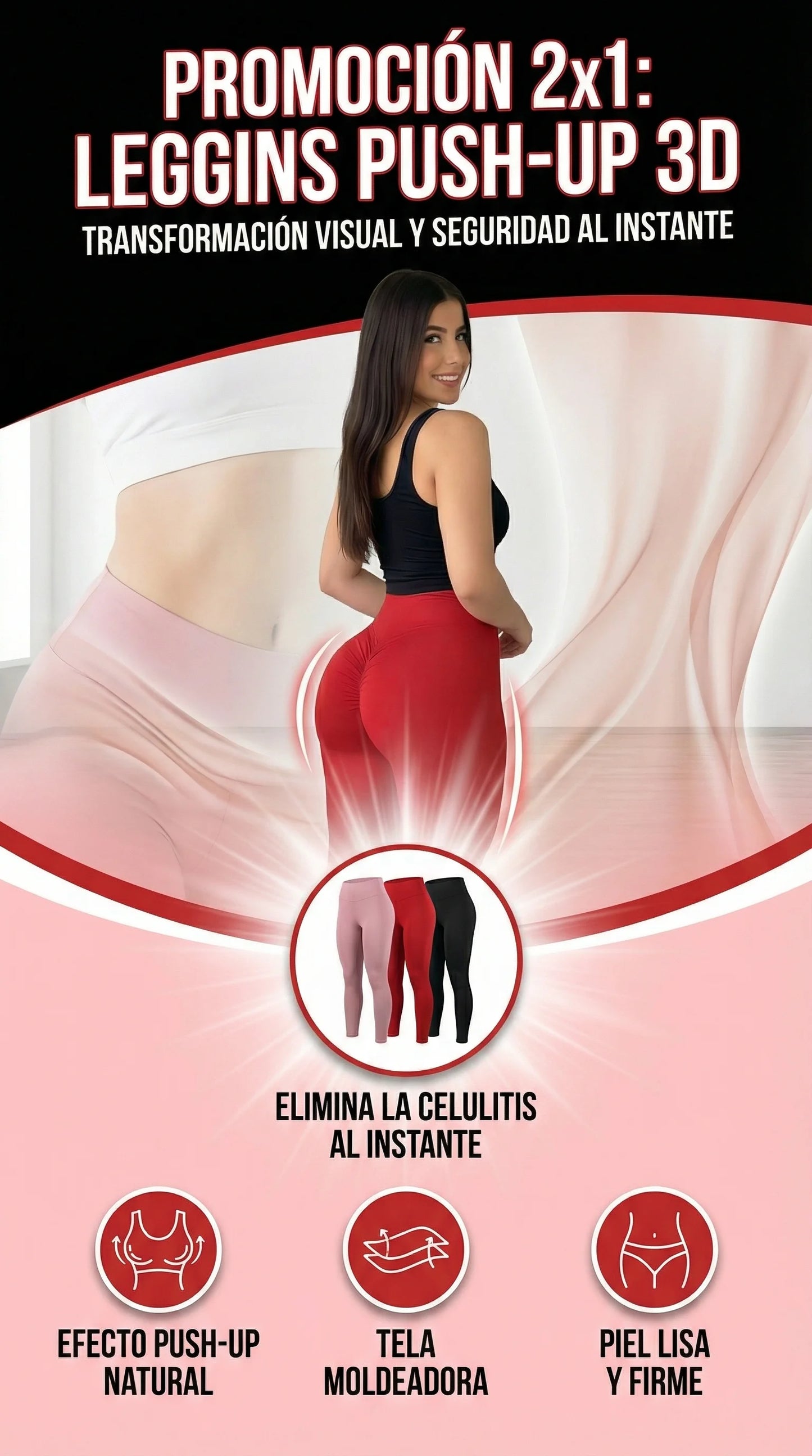 Leggins 3D 2x1 | Viva Cuerpo