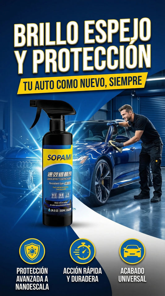 Spray Hidrofobico Para Carro | Gratis Pack de Toallas Microfibras 🎁