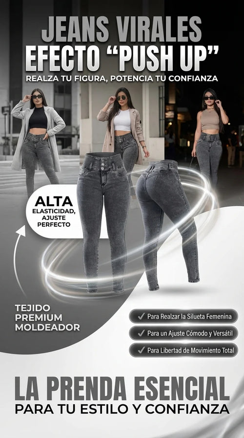 Jeans Gris Humo | Super Comodos y Bonitos 😊